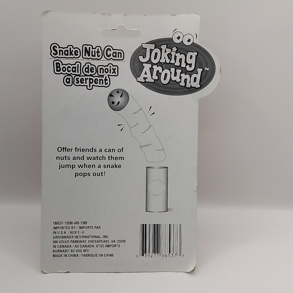 Snake Nut Can Practical Joke Novelty Toy Fun SEALED - Picture 8 of 9